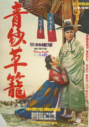 A Red-and-blue Gauze Lantern Poster