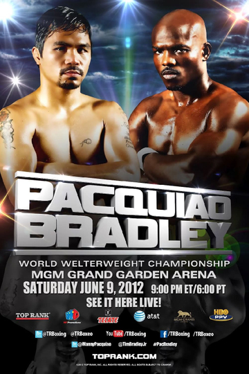 Manny Pacquiao vs Timothy Bradley Poster