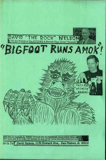 Bigfoot Runs Amok Poster