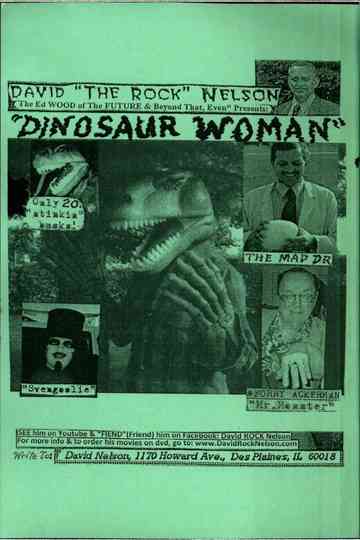 Dinosaur Woman Poster