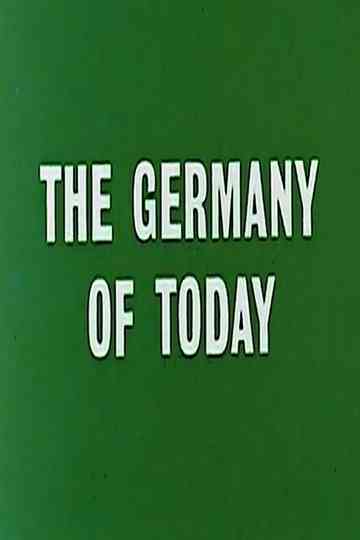 The Germany of Today Poster
