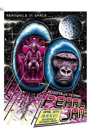 Pearl Jam: Jacksonville 2016 Poster
