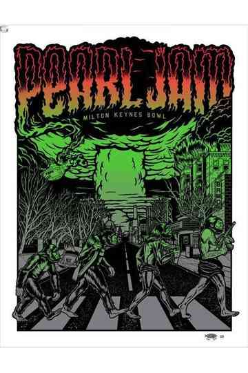 Pearl Jam: Milton Keynes 2014 Poster