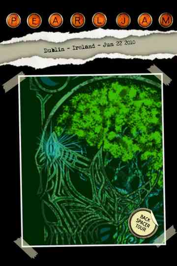 Pearl Jam: Dublin 2010 Poster