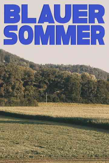 Blauer Sommer Poster
