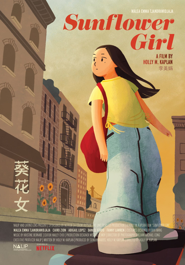 Sunflower Girl Poster