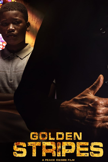 Golden Stripes Poster