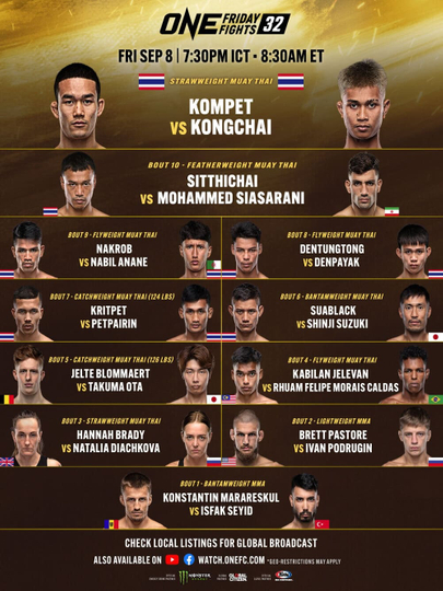 ONE Friday Fights 32: Kompetch vs. Kongchai Poster