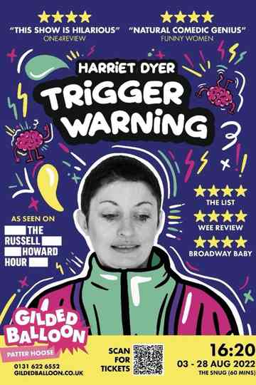 Harriet Dyer: Trigger Warning Poster