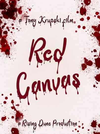 Red Canvas Poster