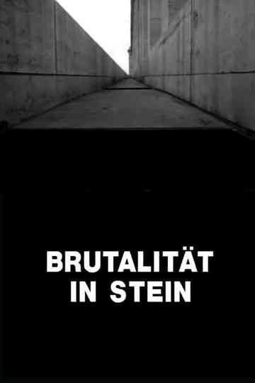 Brutality in Stone Poster
