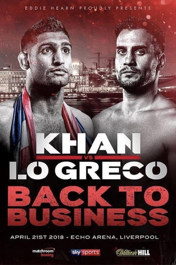 Amir Khan vs Phil Lo Greco Poster