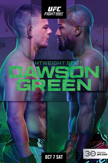 UFC Fight Night 229 Dawson vs Green Poster