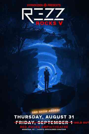 REZZ  Live at Red Rocks Amphitheatre 2023 Night 1 Poster