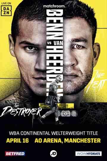 Conor Benn vs Chris van Heerden Poster