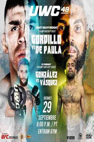 UWC 48 Gordillo vs de Paula Poster