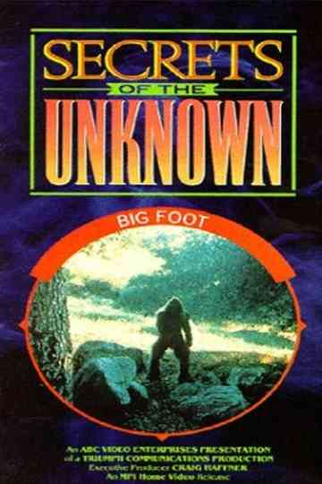 Secrets of the Unknown Big Foot Poster