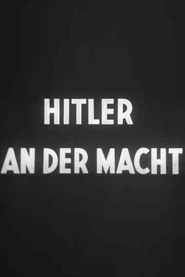 Hitler an der Macht Poster