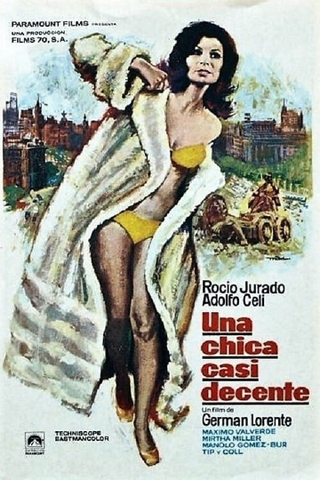 Una chica casi decente Poster