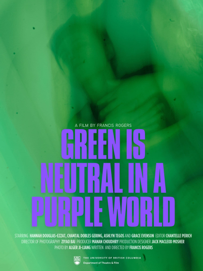 Green is Neutral in a Purple World Poster