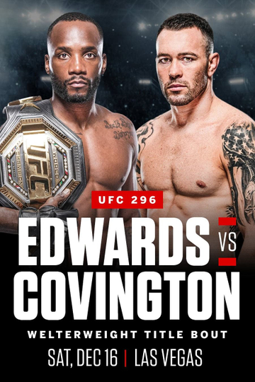 UFC 296: Edwards vs Covington Poster