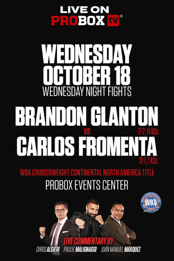 Brandon Glanton vs. Carlos Fromenta Poster