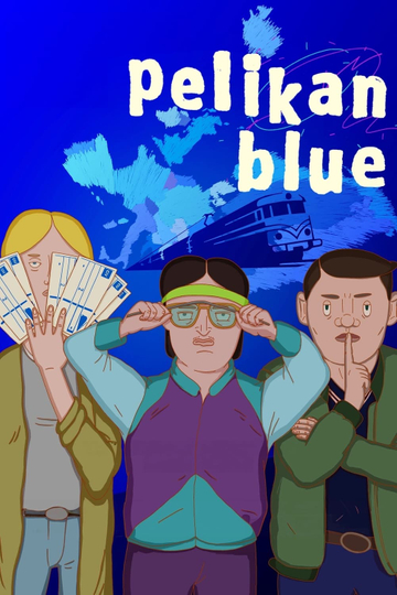 Pelikan Blue Poster