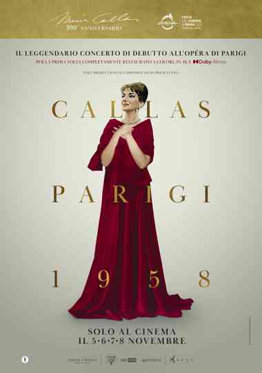 Callas - Parigi, 1958 Poster