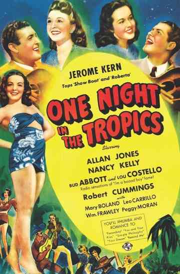 Abbot and Costello One Night in the Tropics Poster