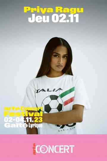 Priya Ragu - Arte Concert Festival 2023 Poster