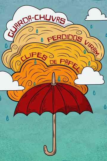 Guarda-Chuvas Perdidos Viram Clipes de Papel Poster