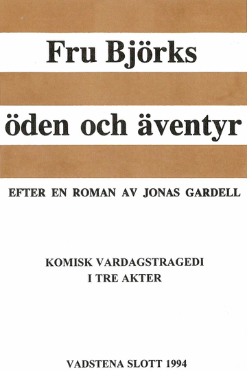 Fru Björks öden och äventyr Poster