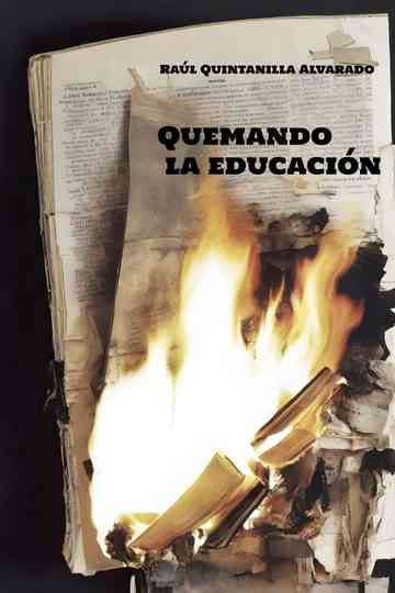 Burning the education Poster