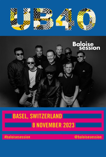 UB40 In Concert: Baloise Session 2023 Poster