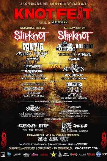 Slipknot - Live at KnotFest 2014 (Day 1) Poster