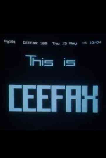 This is CEEFAX Poster