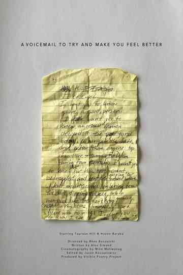 A Voicemail to Try and Make You Feel Better Poster