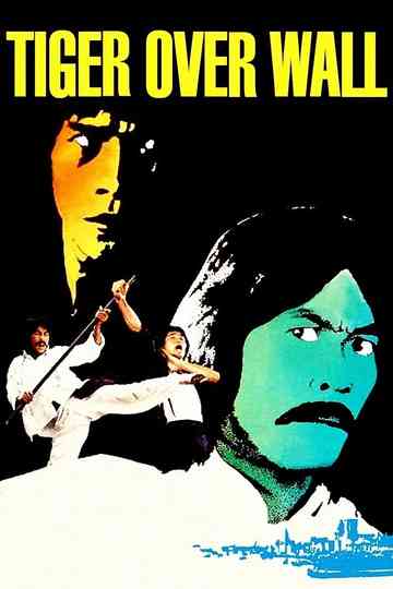 Tiger Over Wall Poster