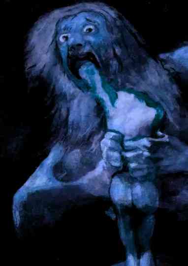 Saturn Devouring His Daughter Poster