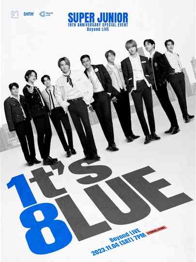 SUPER JUNIOR 18TH ANNIVERSARY SPECIAL EVENT 1ts 8lue Poster