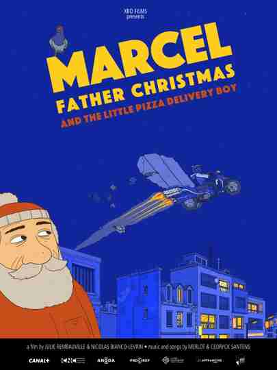 Marcel, Father Christmas (and the little pizza delivery boy) Poster