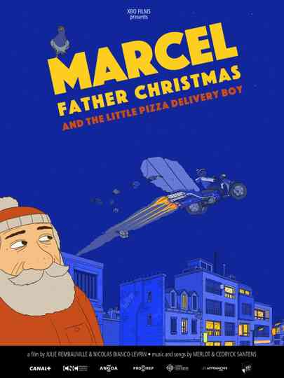 Marcel, Father Christmas (and the little pizza delivery boy) Poster