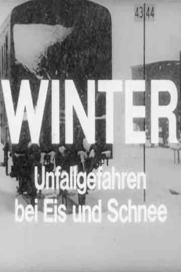 Winter - Unfallgefahren bei Eis und Schnee Poster