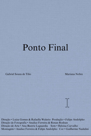 Ponto Final Poster