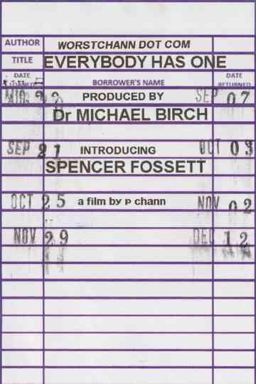 Everybody Has One Poster