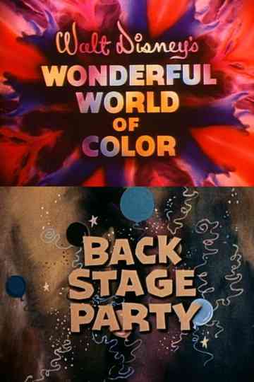 Back Stage Party Poster