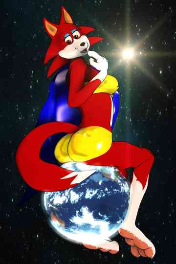 Super Mega Fox Poster
