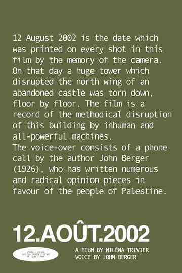 12.Août.2002 Poster