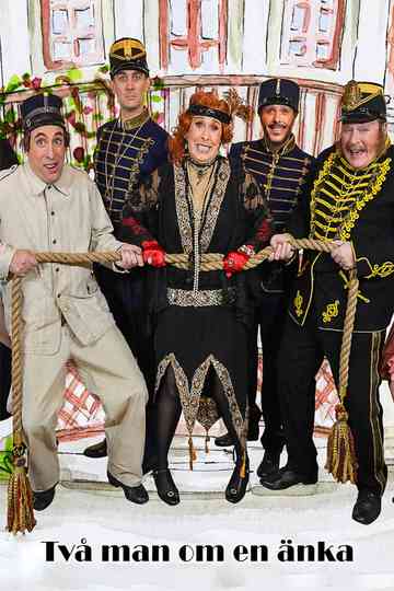 Två man om en änka Poster