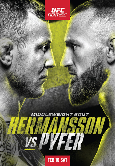 UFC Fight Night 236: Hermansson vs. Pyfer Poster